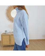 Pull femme Tiffosi MIDNIGHT – détail fentes latérales