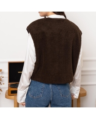 Veste femme moutonnée DORIS – vue de dos