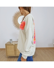 Sweat oversize femme – vue profil