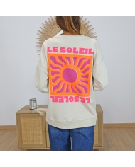 Sweat Soléna écru
