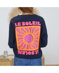 Motif soleil rose fuchsia – vue de dos