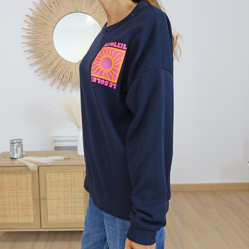 Sweat oversize femme – vue profil