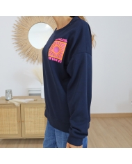 Sweat oversize femme – vue profil
