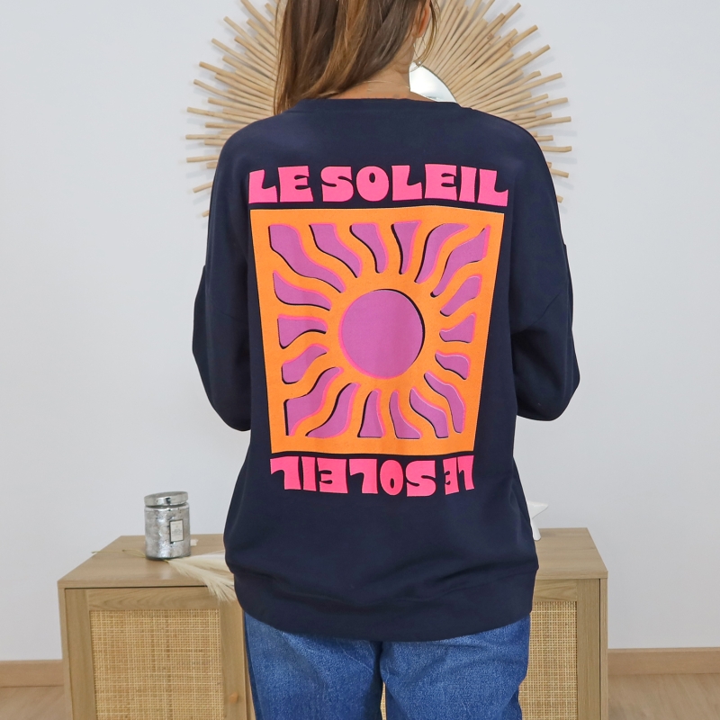 Sweat Soléna marine