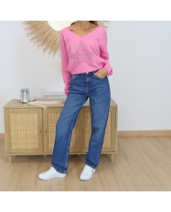 Look pull ÉTOILES + jean