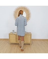 Robe NAOMI portée avec bottes