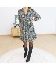 Robe LEUCA taille élastiquée sous poitrine