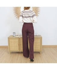 Pantalon Bay prune