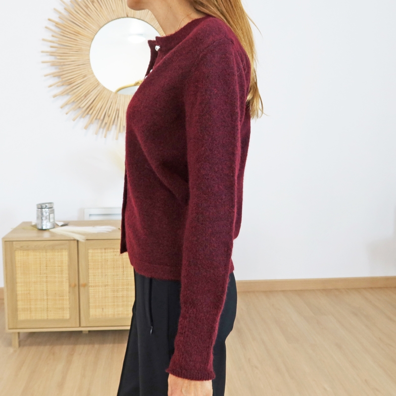 Gilet Kaniel Bordeaux Kaffe