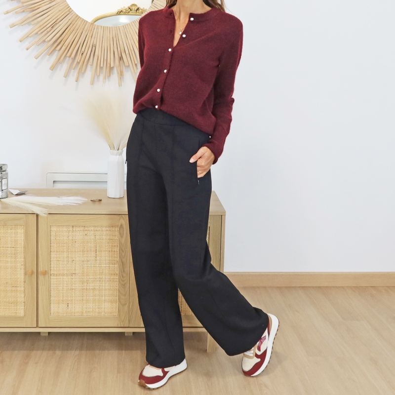 Gilet Kaniel Bordeaux Kaffe