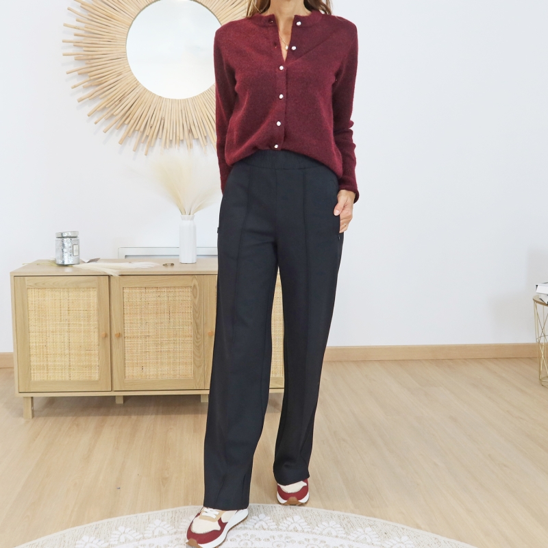 Pantalon Lucie noir Garcia – vue de face