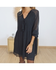 Robe POP noire Tiffosi – vue de face