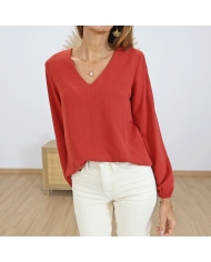 blouse Tiffosi femme col v