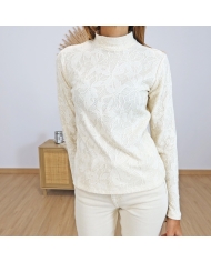 top manches longues dentelle femme