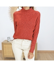 pull Tiffosi femme col cheminée