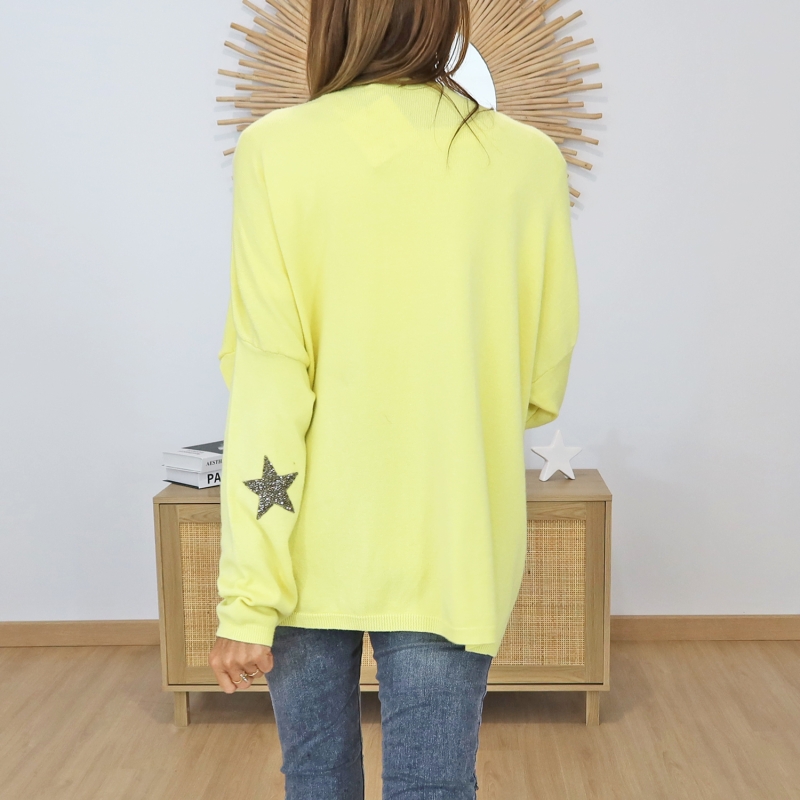 Gilet Siruis oversize jaune