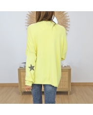 Gilet Siruis oversize jaune