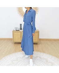 robe plissée femme élégante