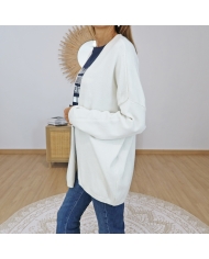 Gilet femme Good Vibes beige