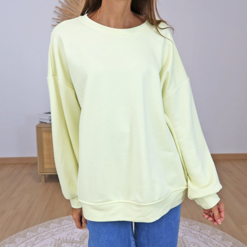 sweat good vibes multicolore femme