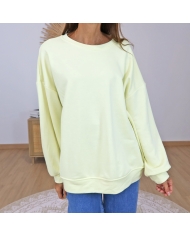 sweat good vibes multicolore femme