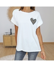 t shirt femme coton blanc