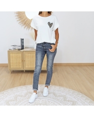 t shirt femme tendance leopard