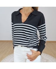 pull femme rayure horizontale