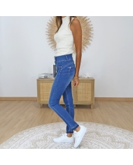 jean femme stretch bleu