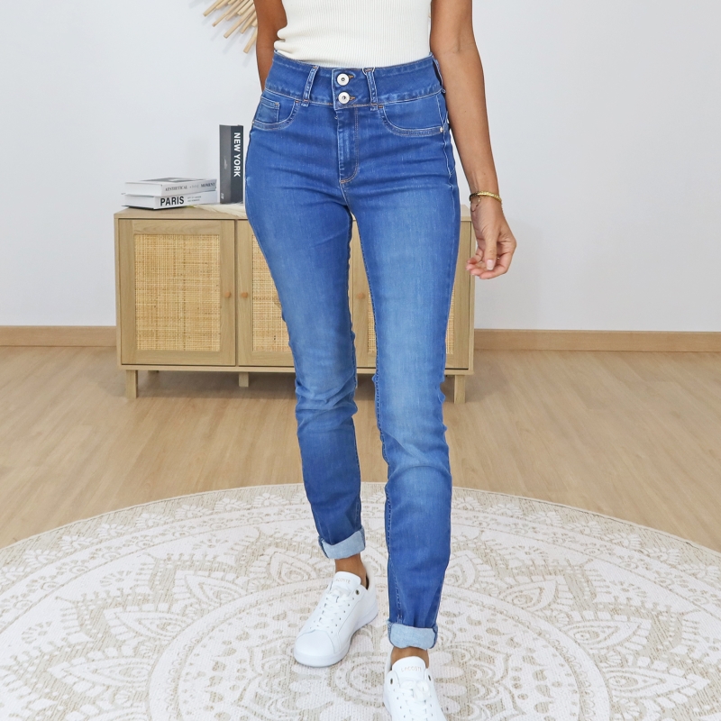jean femme confort stretch