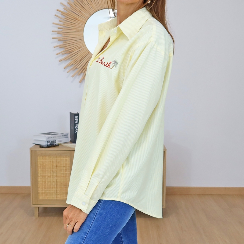chemise femme brodée saint barth