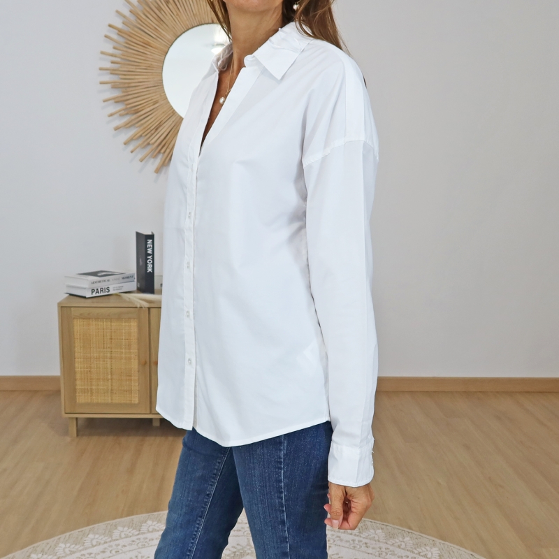 chemise femme blanche élégante