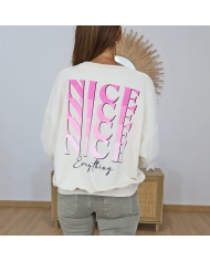 sweat femme casual chic