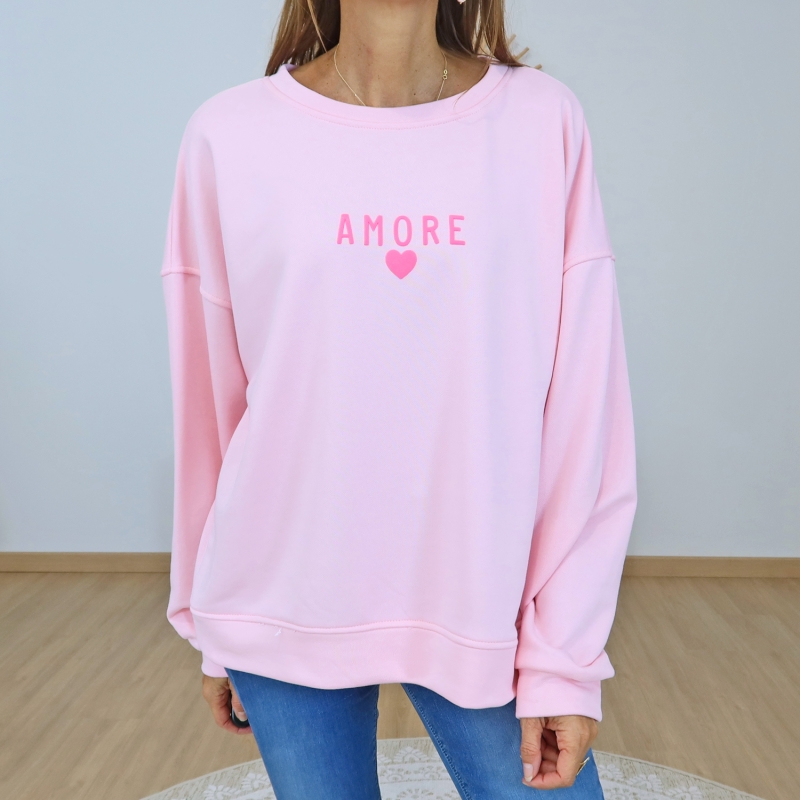 sweat femme casual chic rose