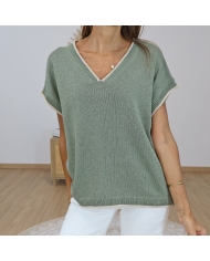 top femme casual chic kaki