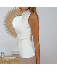 top femme col cheminee garcia