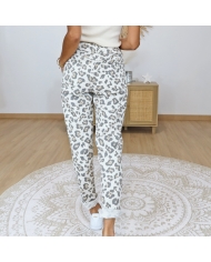 pantalon femme fabrication italienne leopard
