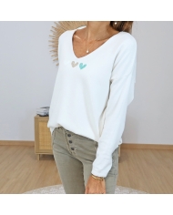 pull femme tendance ecru