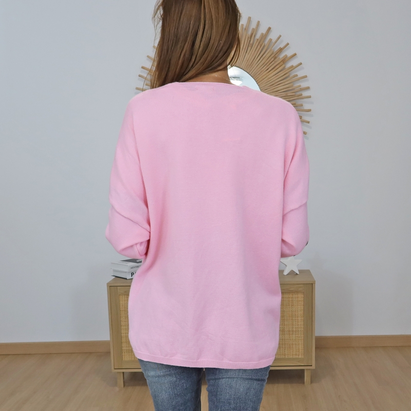 gilet femme casual chic rose