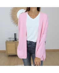 gilet femme fabrication italienne rose