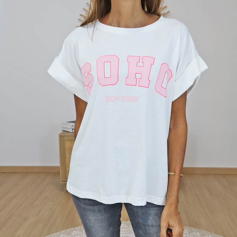 t-shirt femme tendance new york