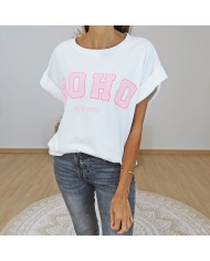 t-shirt femme ete coton soho