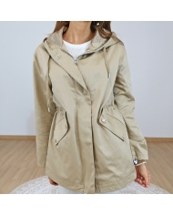 blouson capuche onix caramel tiffosi vue face