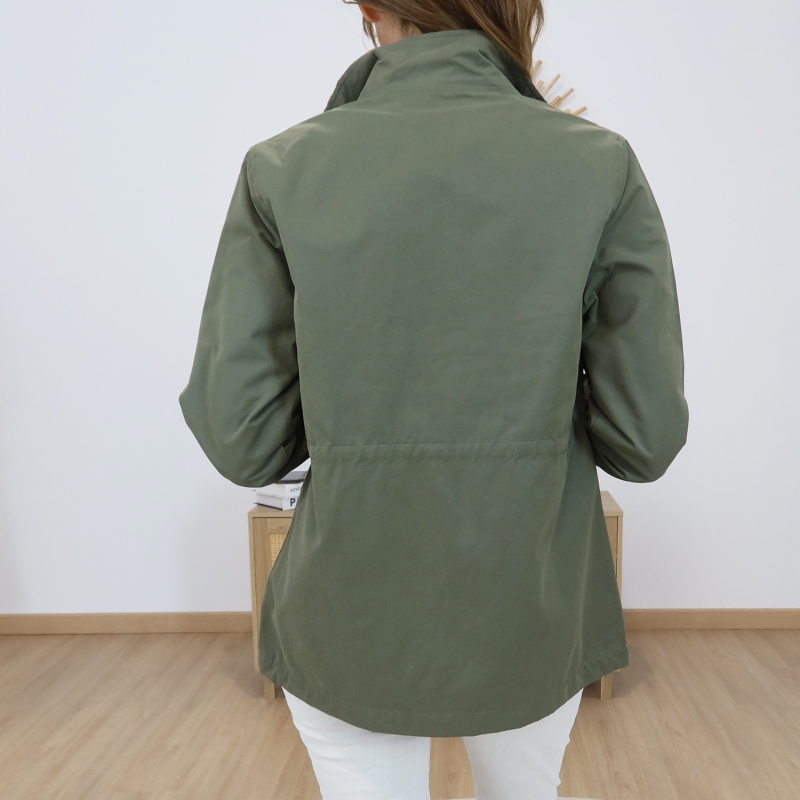 veste kaki tiffosi mi longue vue dos