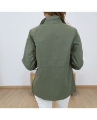 veste kaki tiffosi mi longue vue dos