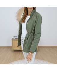 veste tiffosi kaki col montant vue face