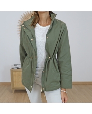 veste kaki femme look casual chic