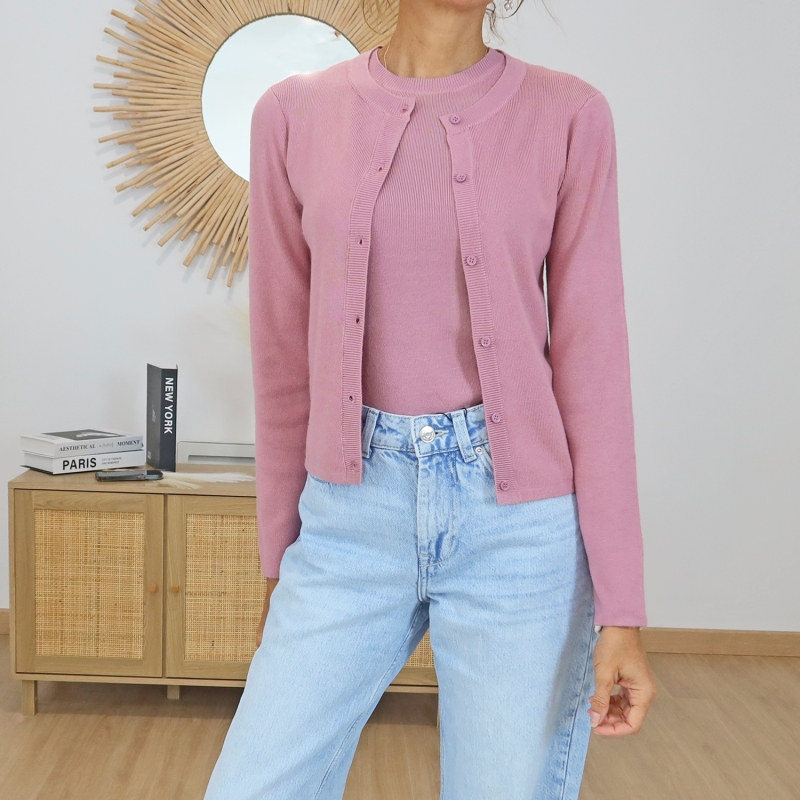 gilet barbie femme twin set avec top nancy