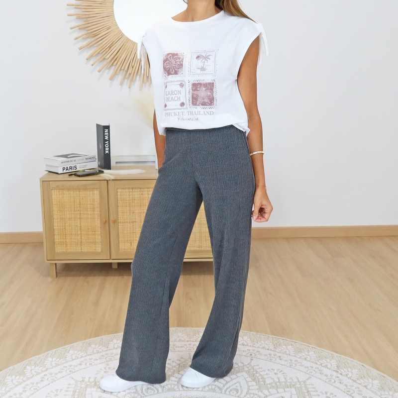 t-shirt meleoetta tiffosi épaule nouée détail