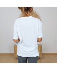 t-shirt tshirt spoink femme dos fluide femme look casual chic